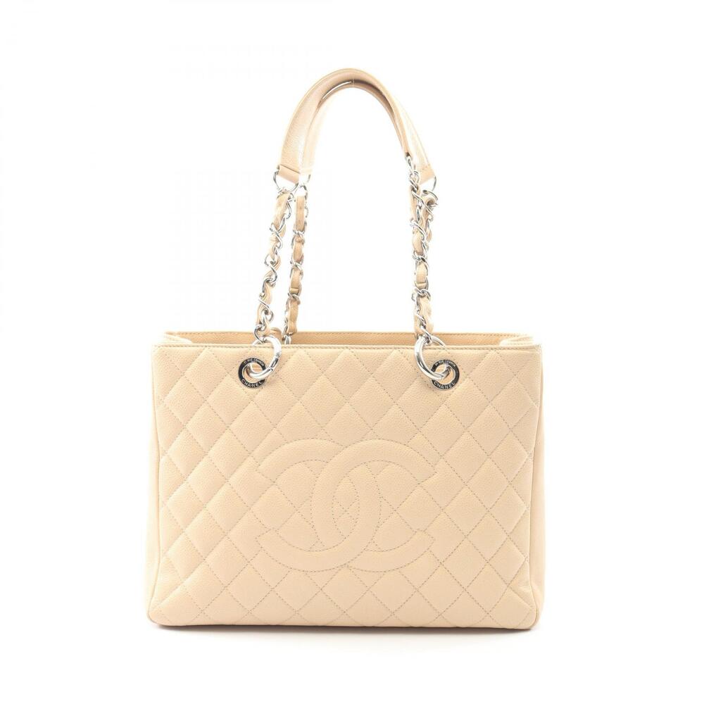 Chanel Matelasse Grand Shopping GST Tote Bag Caviar Leather Grained Calfskin